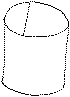 Draw a line on the bottom of the can.